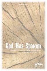 God Has Spoken SATB choral sheet music cover